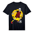 Soccer Skeleton Funny Halloween T-Shirt - Aesthetic Graphic for Adults