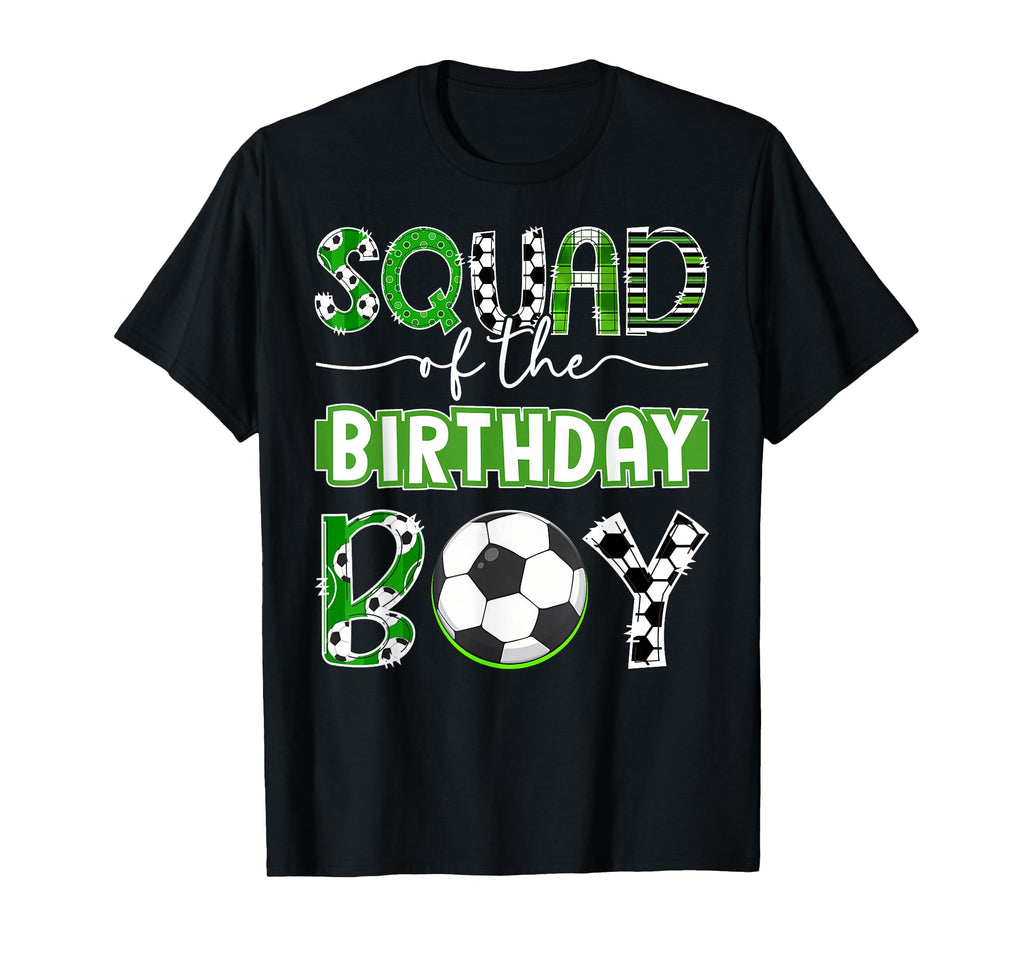 Squad Birthday Soccer Player Birthday T-Shirt - Streetwear Style Men Women