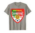 Portugal European Soccer Champions 2016 T-Shirt - Graphic Print for Adults