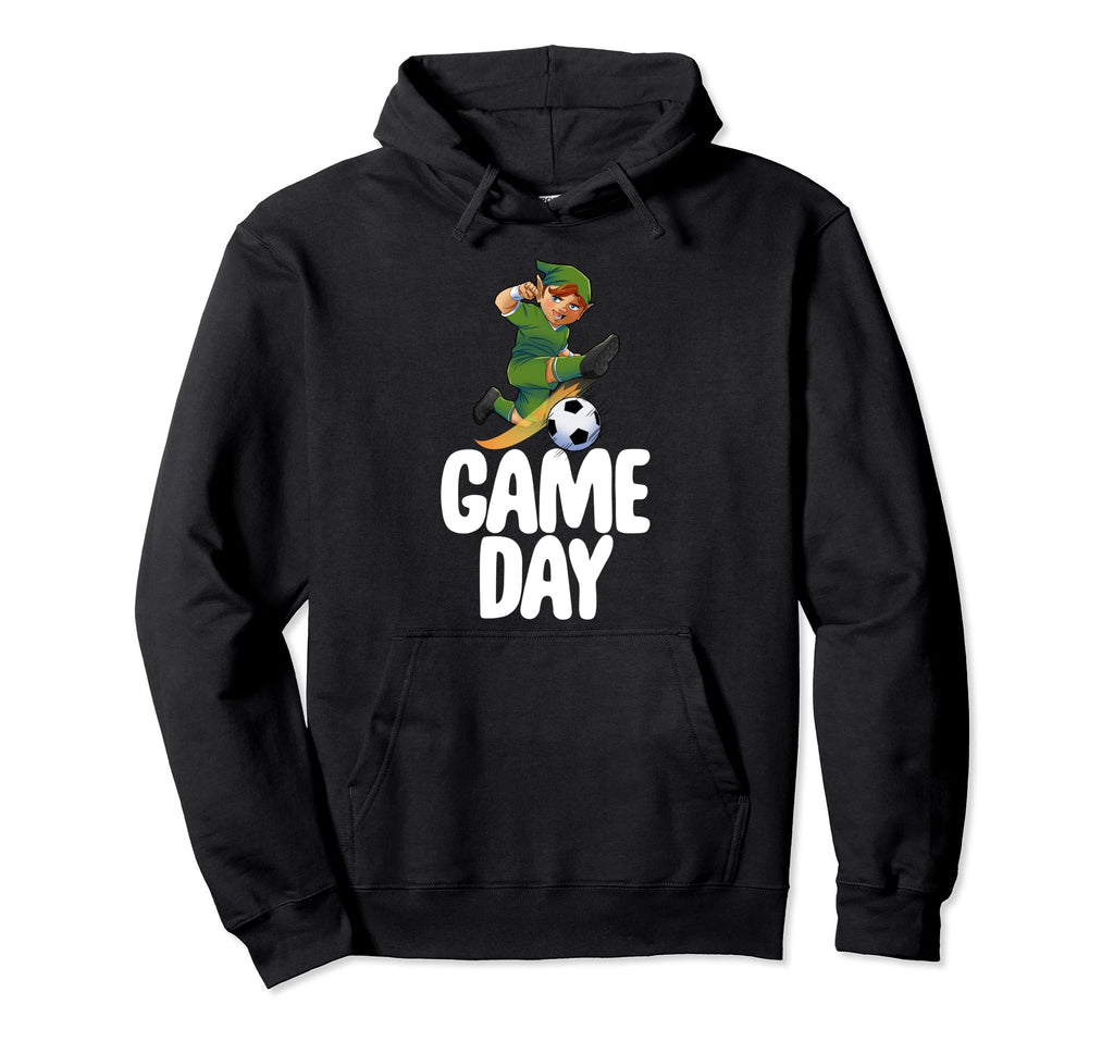 Game Day Gnome Funny Soccer Game Celebration Hoodie - Unique Graphic Unisex