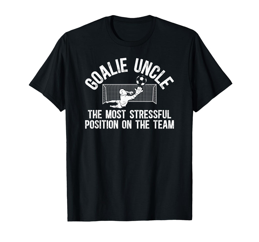 Funny Soccer Goalie Uncle Soccer Keeper T-Shirt - Custom Art Print Unisex