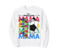 Autism Mama Autism Awareness Coquette Sweatshirt - Novelty Apparel Unisex