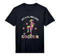 Just Who Loves Soccer Performance T-Shirt - Trendy Graphic Unisex