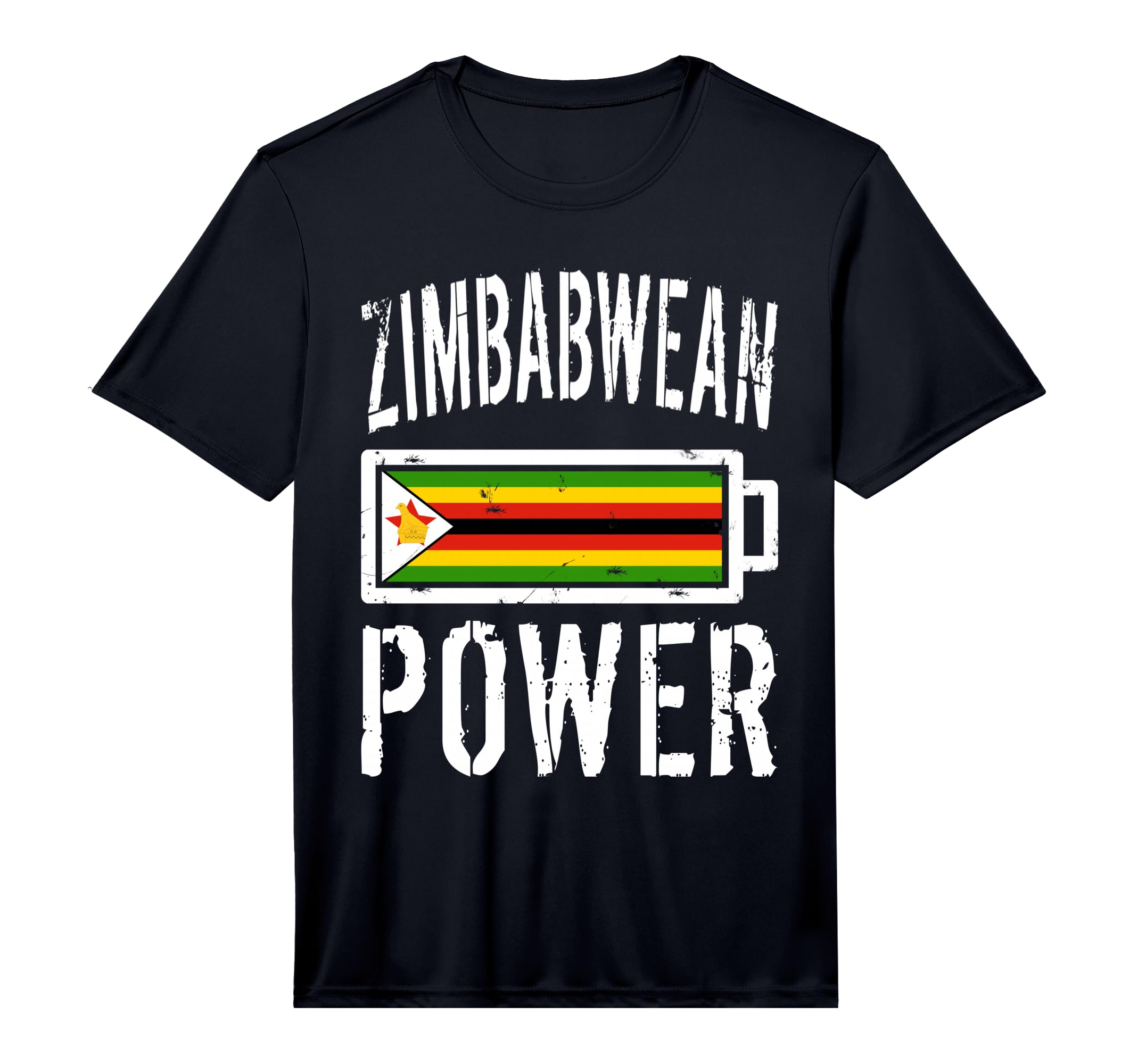 Zimbabwe Flag Zimbabwean Power T-Shirt - Fun Novelty Design for Adults