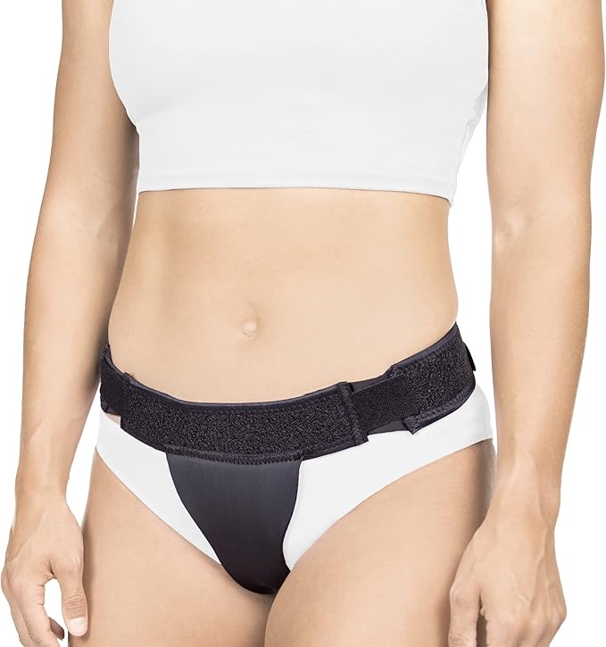 BraceAbility Pelvic Pro Prolapse Belt - Patented, Original Uterus Support Brace for Women Treating Dropped Bladder, Uterine Prolapse, Vulvar Varicosities, Postpartum, Symphysis Pubis Dysfunction (XL)