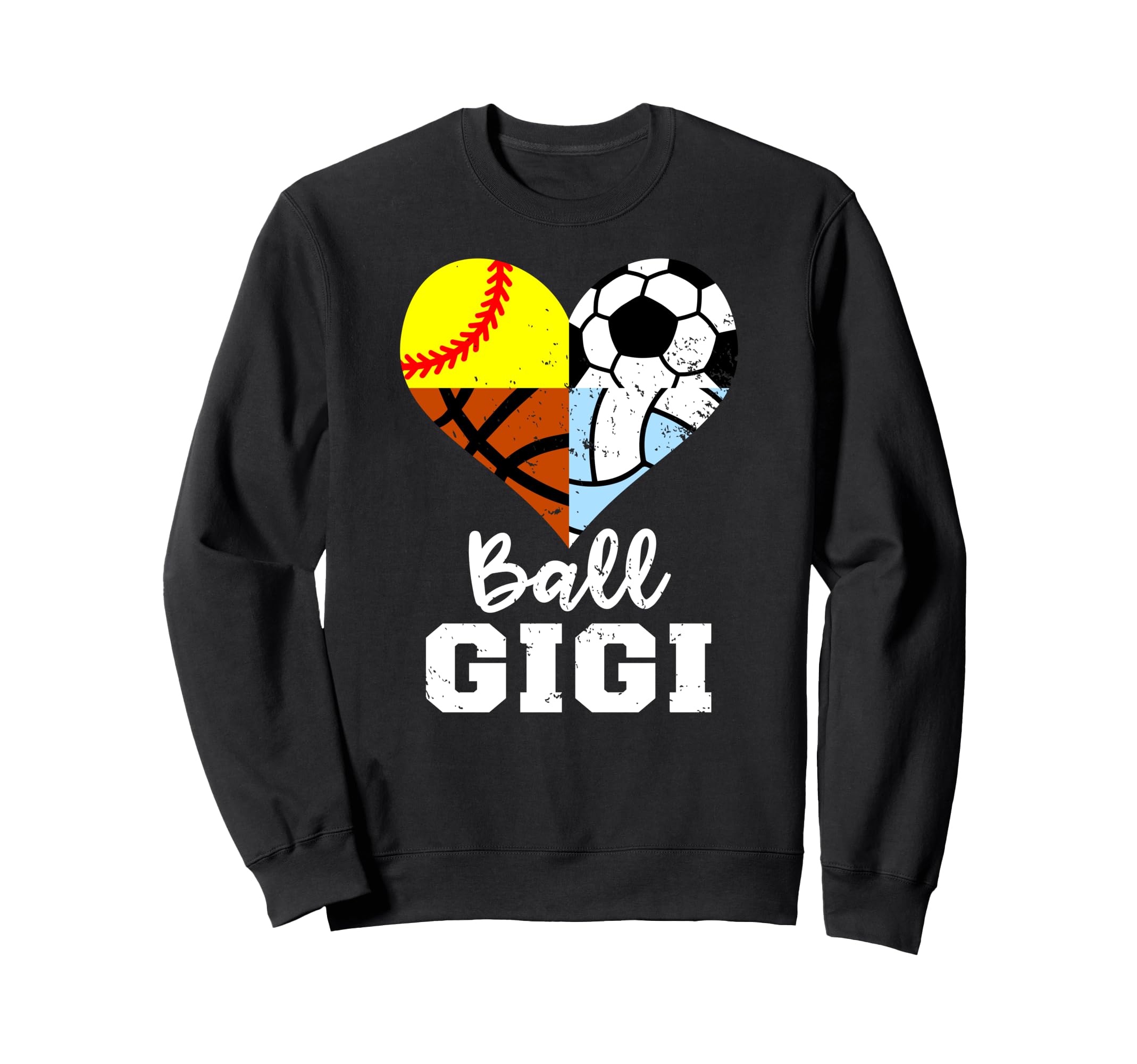 Ball Gigi Soccer Softball Volleyball Sweatshirt - Aesthetic Graphic Unisex