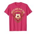 Soccer Runs My Veins Passionate Fan T-Shirt - Casual Everyday Wear Unisex