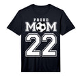 Number 22 Custom Proud Soccer Futbol T-Shirt - Aesthetic Graphic Men Women