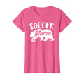 Soccer Mama Bear Womens T-Shirt - Trendy Graphic Men Women