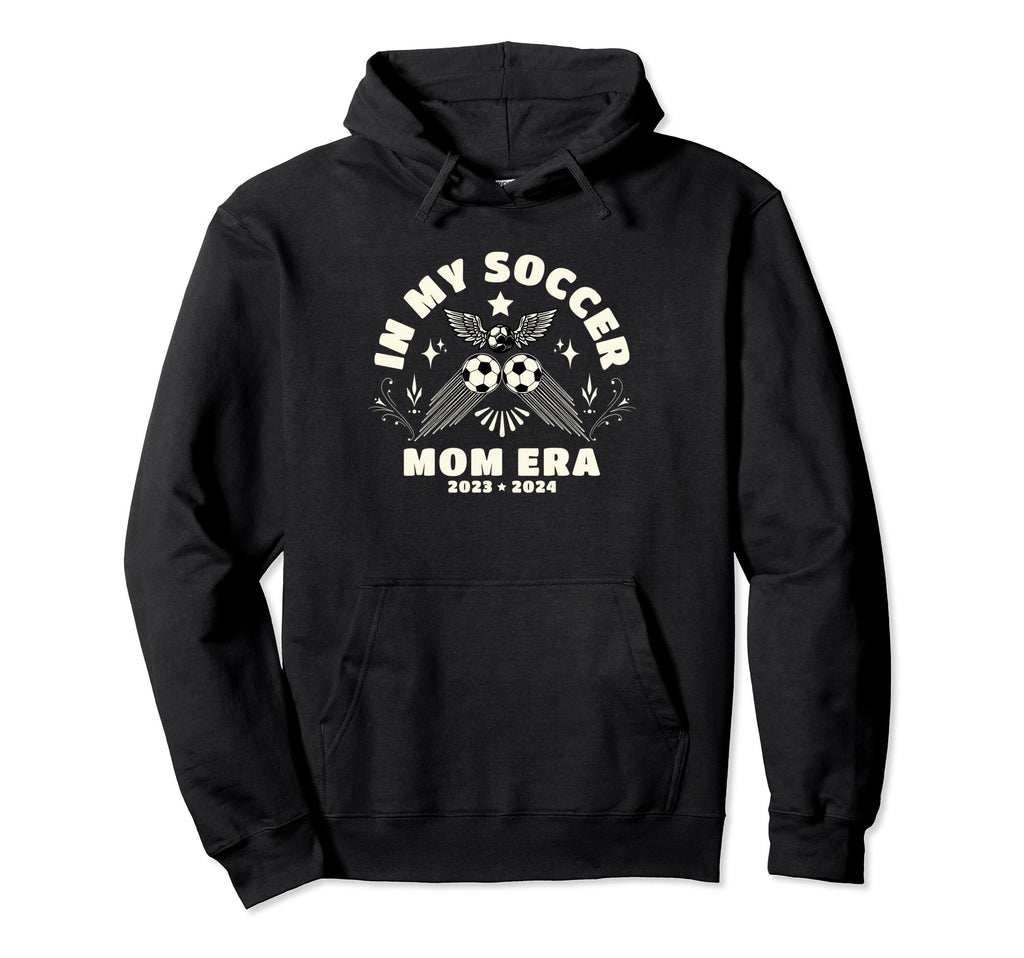 My Soccer Mom Era Groovy Mom Soccer Hoodie - Novelty Apparel Men Women