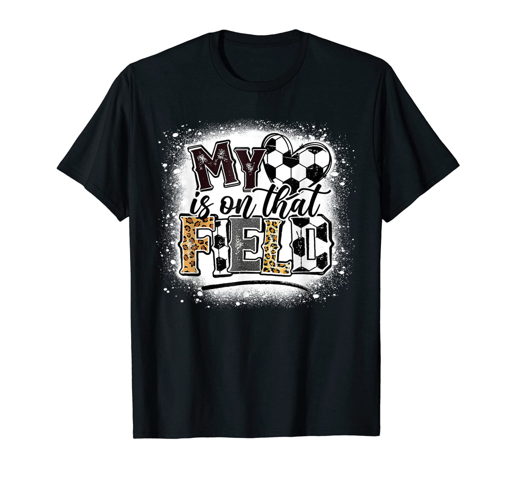 Bleached My Heart Is That Field Football T-Shirt - Minimalist Print Unisex