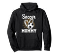 Soccer Mommy Leopard Heart Hoodie - Casual Everyday Wear Men Women