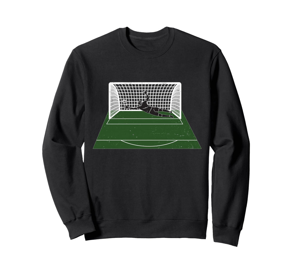 Goalkeeper Save Pitch Goal Net Soccer Sweatshirt - Streetwear Style Unisex