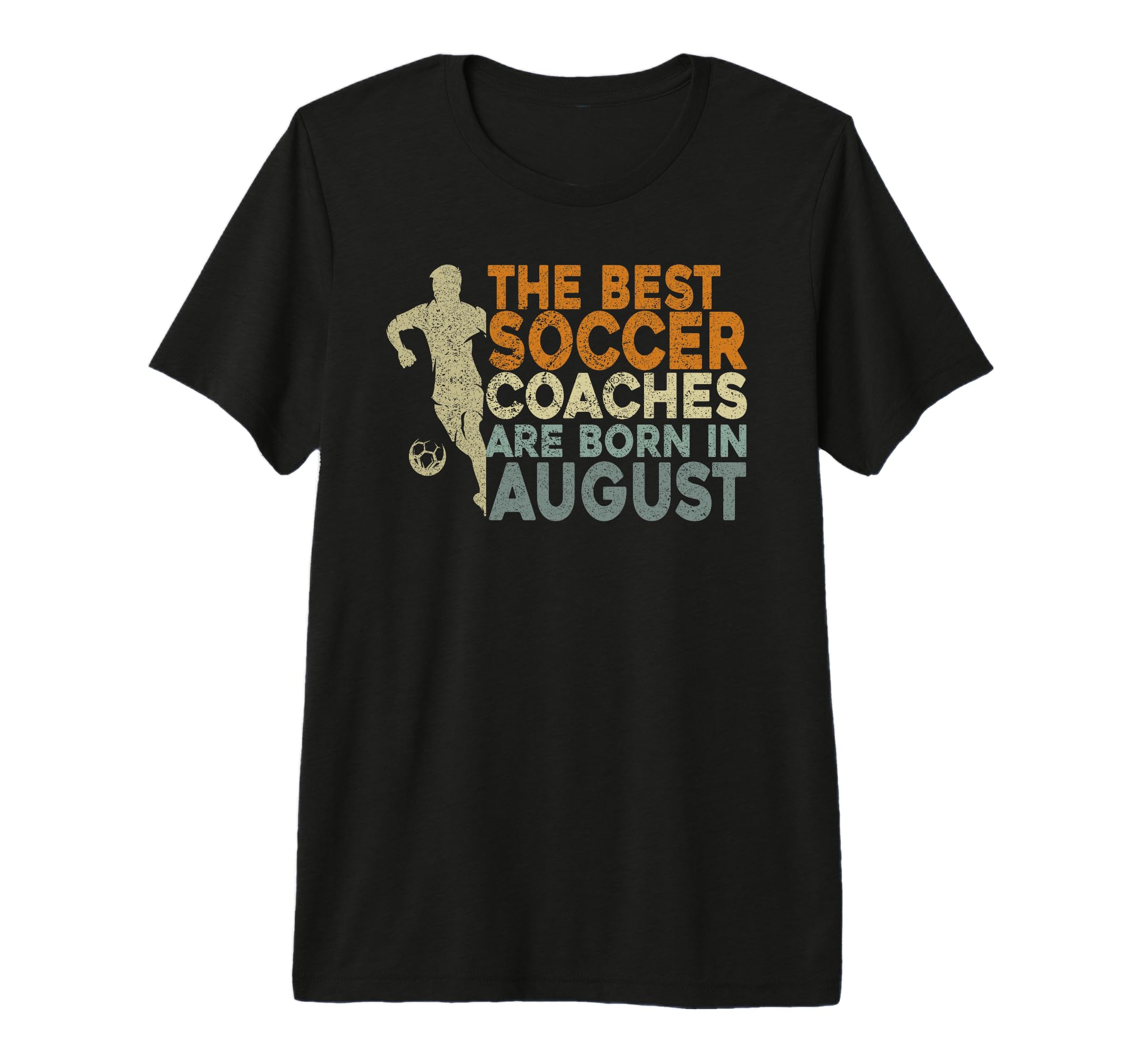 Mens Soccer Coaching Training August T-Shirt - Custom Art Print for Adults