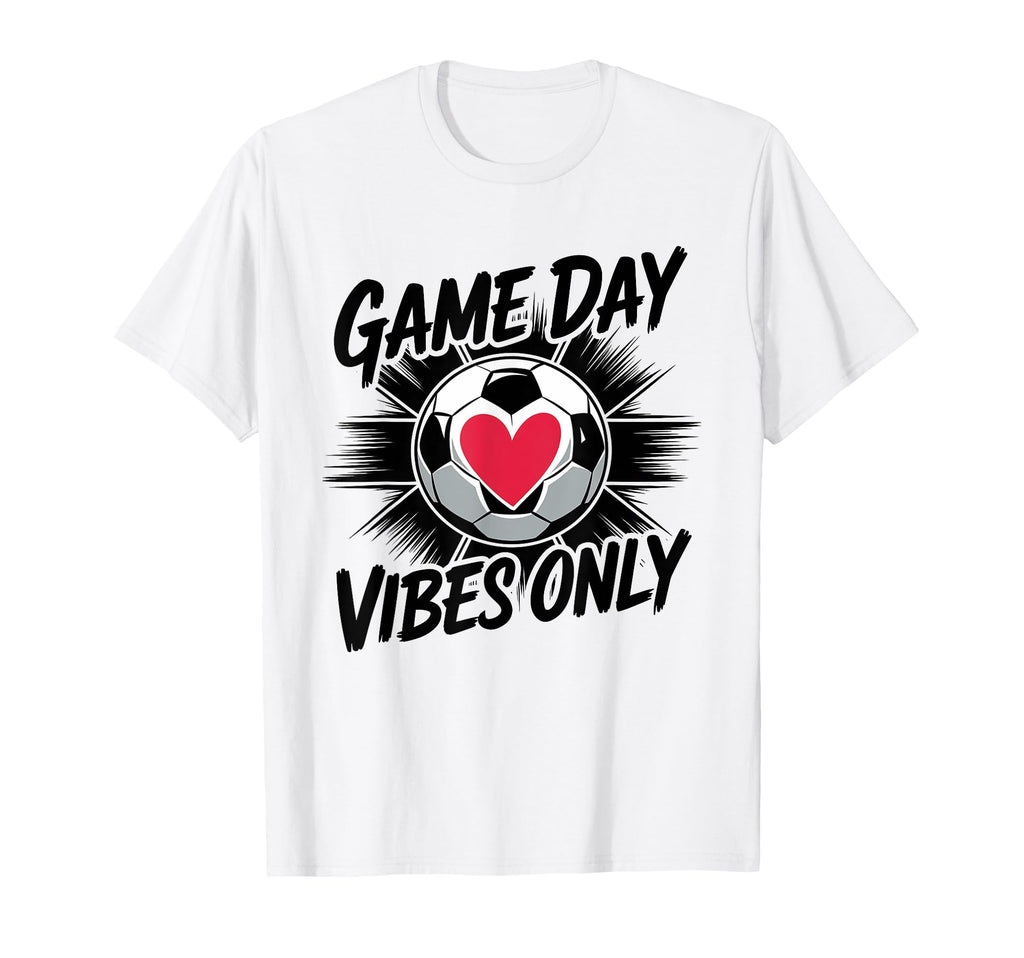 Groovy Soccer Soccer Game Day Vibes T-Shirt - Aesthetic Graphic for Adults