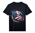 Soccer Football Usa Flag Soccer Gift T-Shirt - Novelty Apparel Men Women
