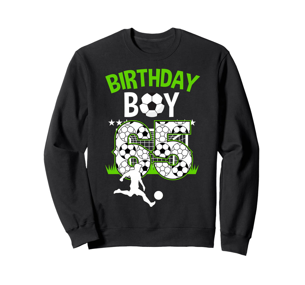 Birthday Soccer 65 Year Old Who Loves Sweatshirt - Graphic Print Unisex