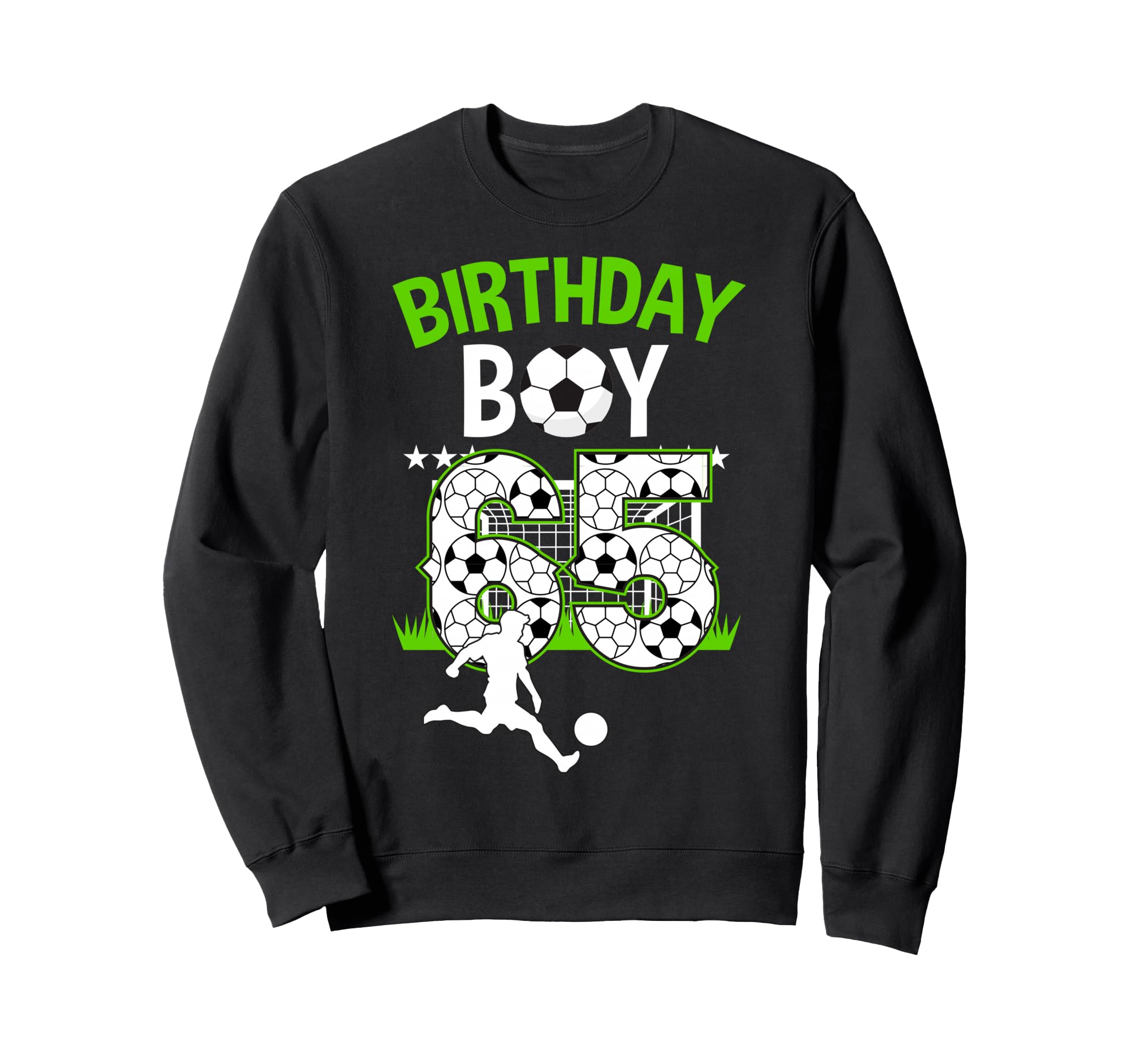 Birthday Soccer 65 Year Old Who Loves Sweatshirt - Graphic Print Unisex