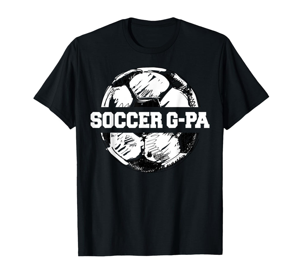 Soccer G Pa Soccer Ball Split Funny T-Shirt - Novelty Apparel for Adults
