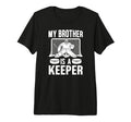 My Brother Is Hockey Keeper Brother Hockey T-Shirt - Graphic Print Unisex
