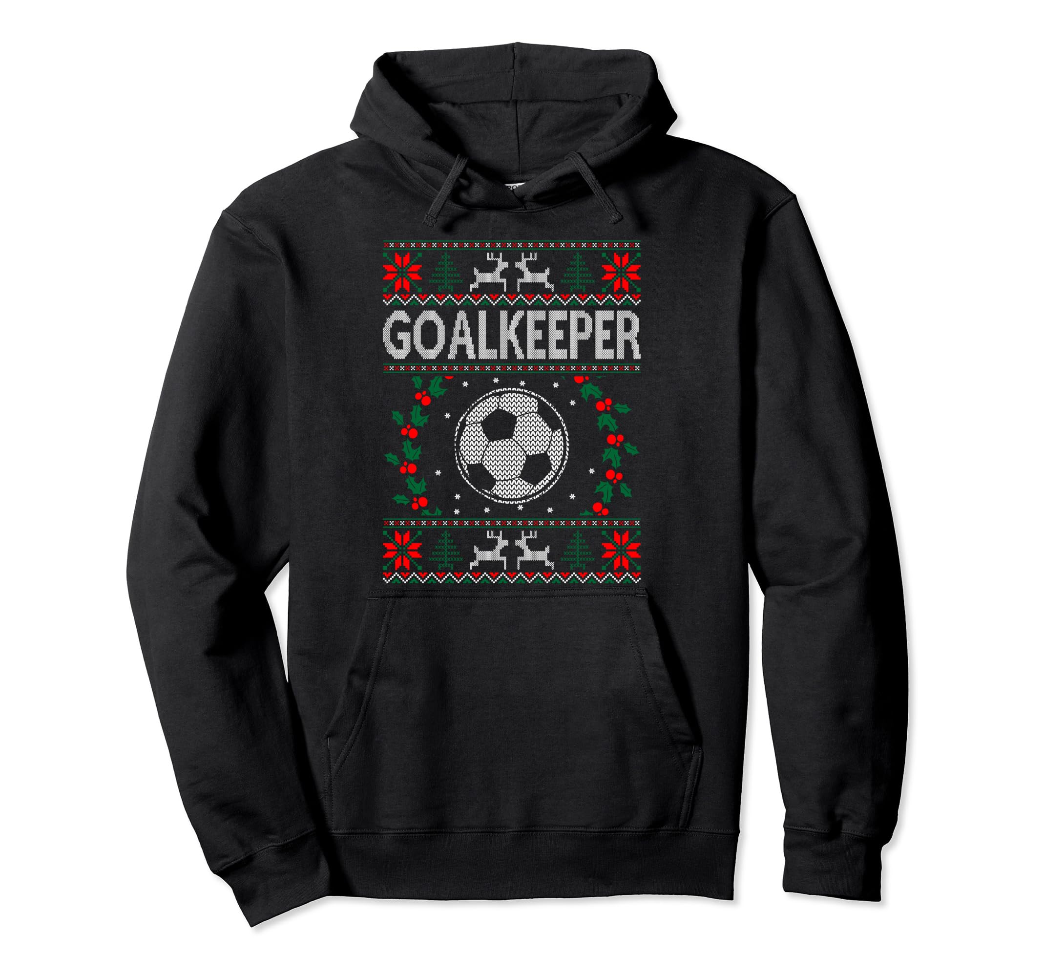 Goalkeeper Football Sports Ugly Gift Hoodie - Custom Art Print Unisex