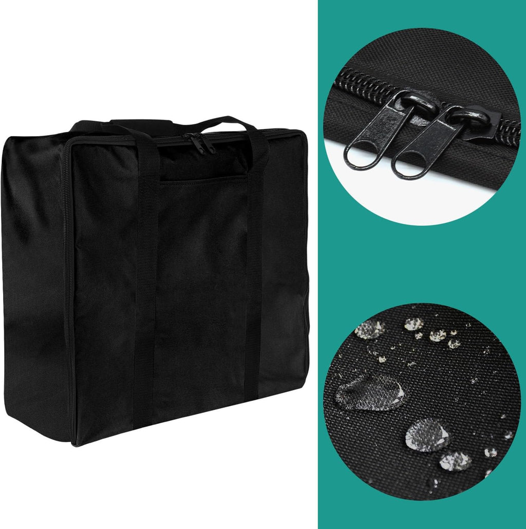 Griddle Lid for Blackstone 17 Inch Adventure Ready 1832 Tabletop Griddle, 1650 Flat Top Grill Station, Hinged Lid Hard Cover with Carry bag and Cover for Blackstone Flat Top Grill