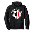 Mamaw Ballers Funny Soccer Baseball Hoodie - Novelty Apparel Men Women