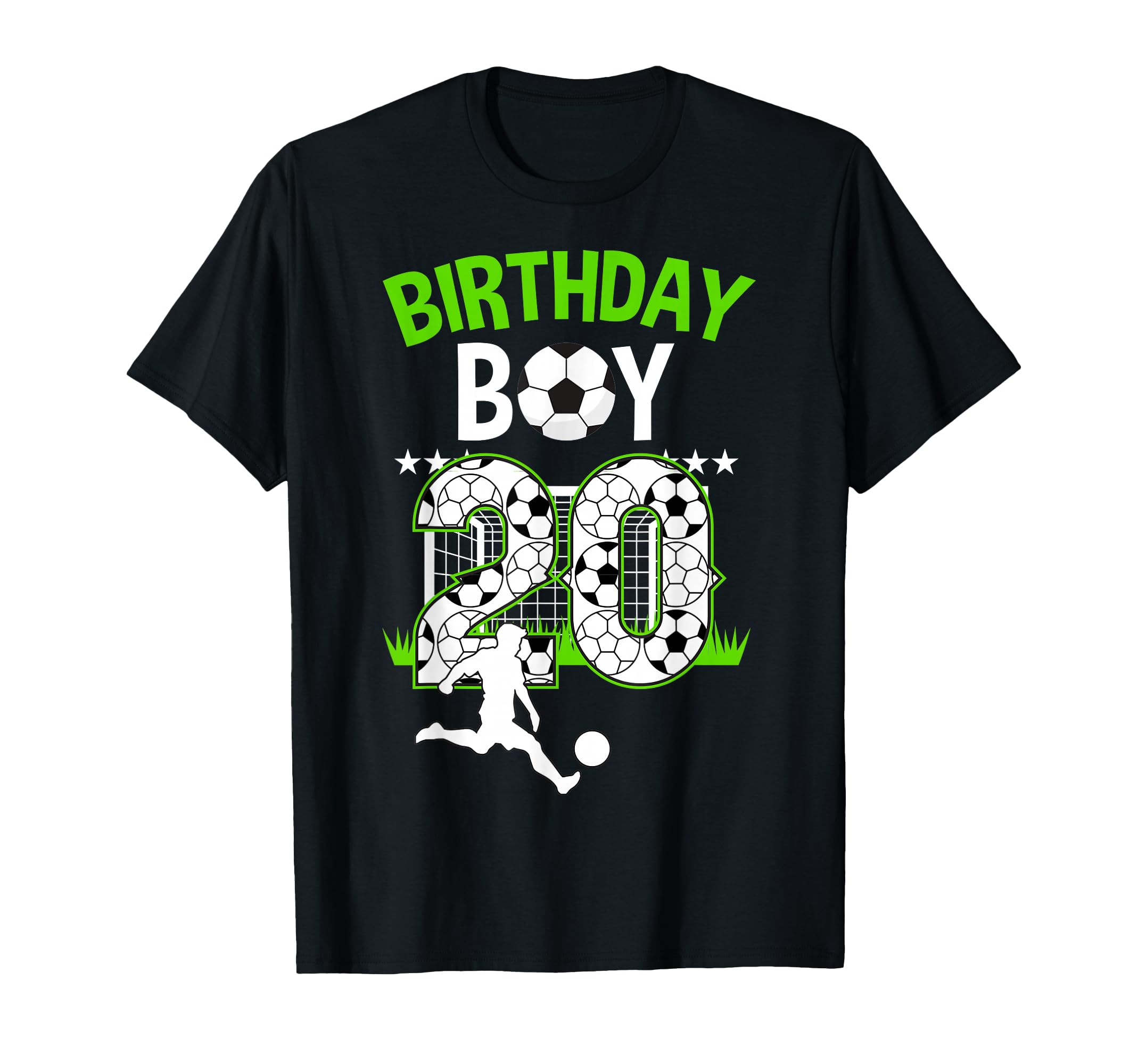 Birthday Soccer 20 Year Old Who Loves T-Shirt - Trendy Graphic Unisex