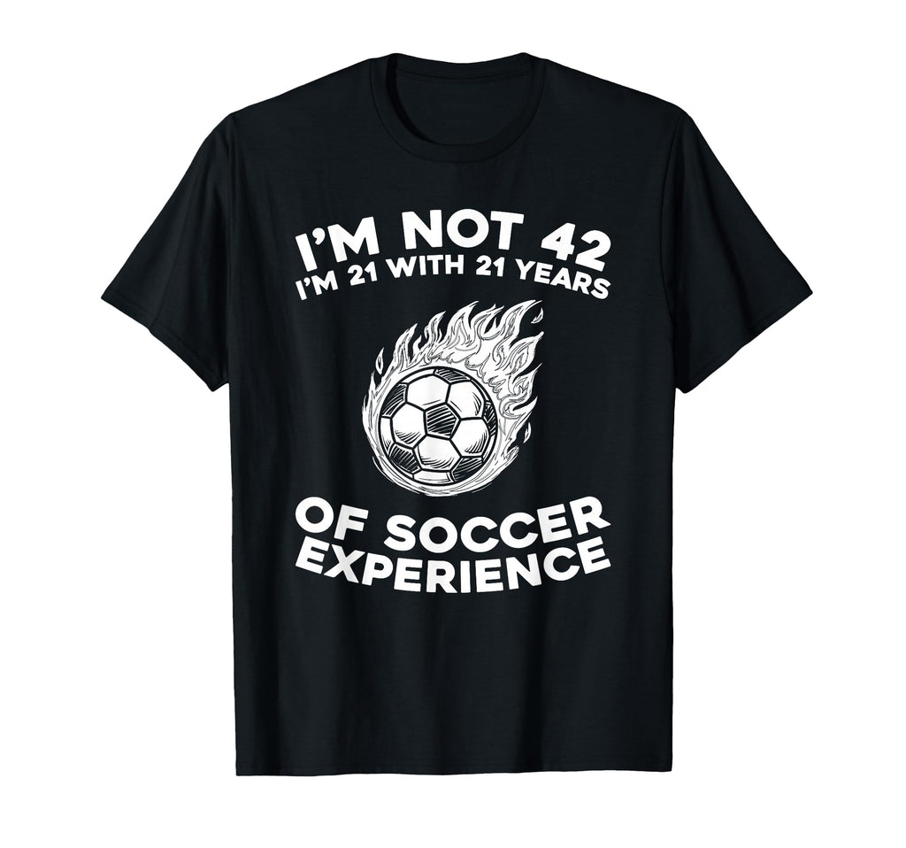 42 Years Old Soccer Sports Player Team T-Shirt - Aesthetic Graphic Unisex