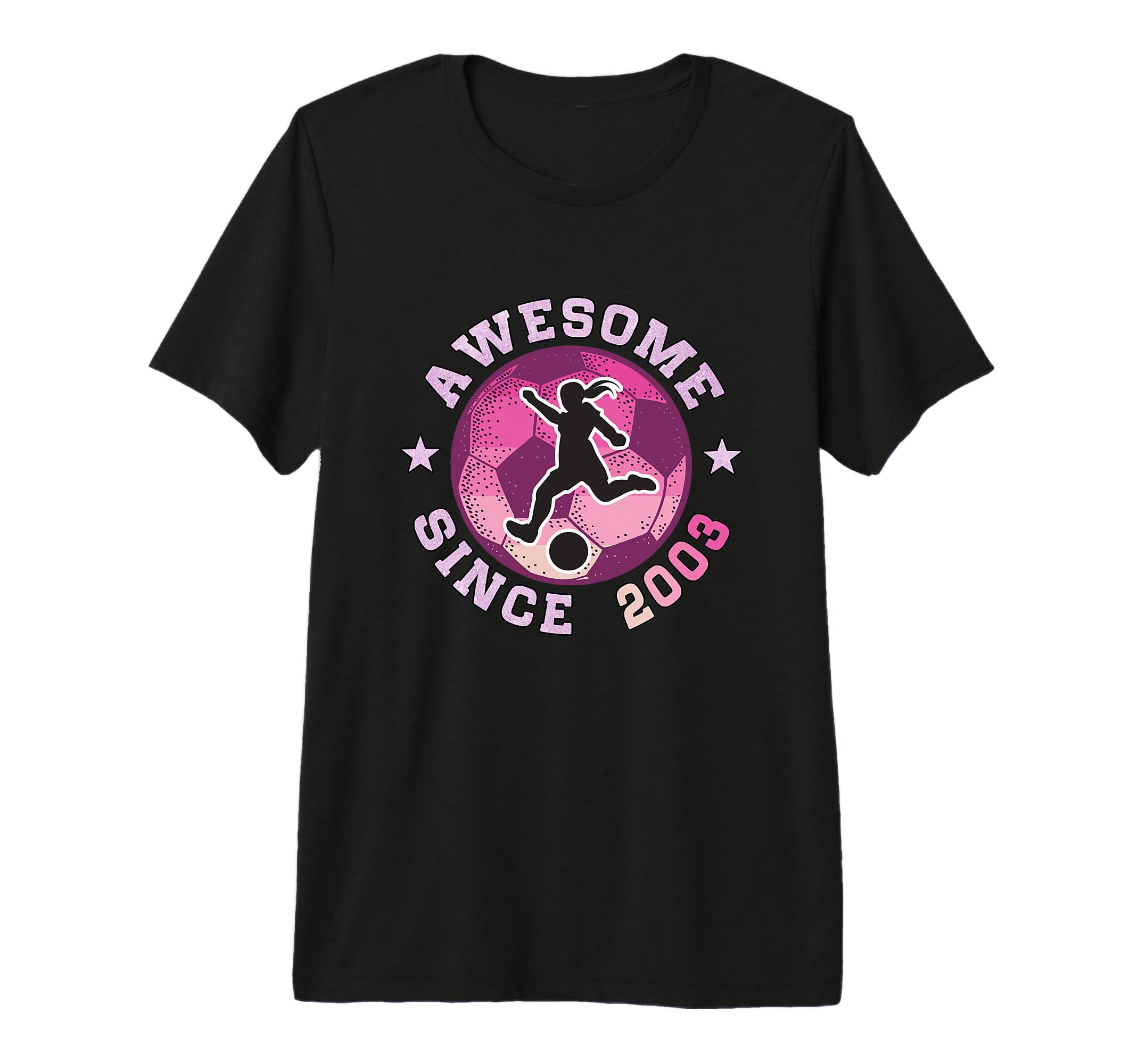 23Th Birthday Soccer Player Awesome T-Shirt - Fun Novelty Design Unisex