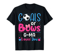 Goals Or Bows G Ma Gender Reveal Lover T-Shirt - Streetwear Style Unisex