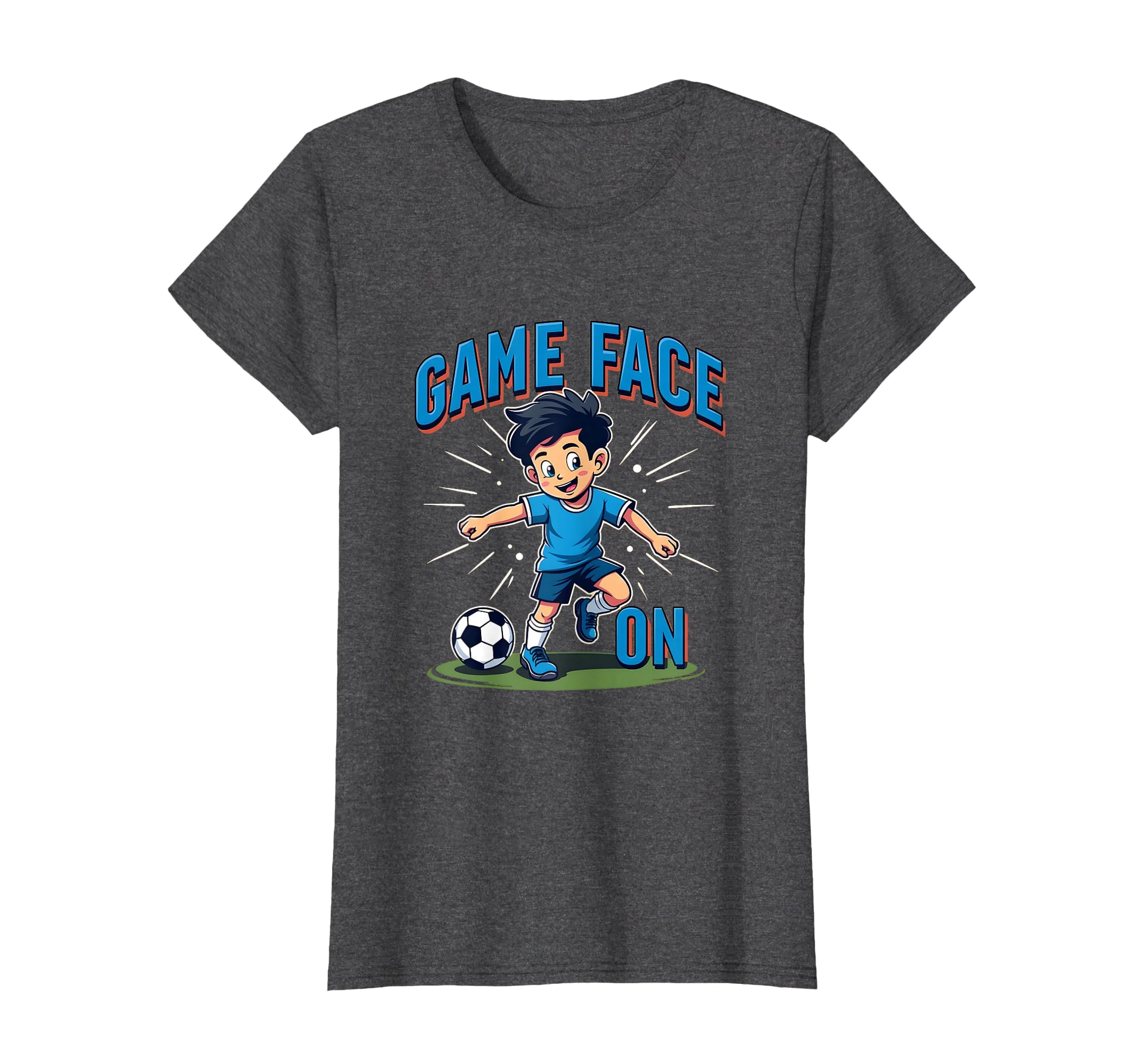 Game Face Soccer T-Shirt - Fun Novelty Design Men Women