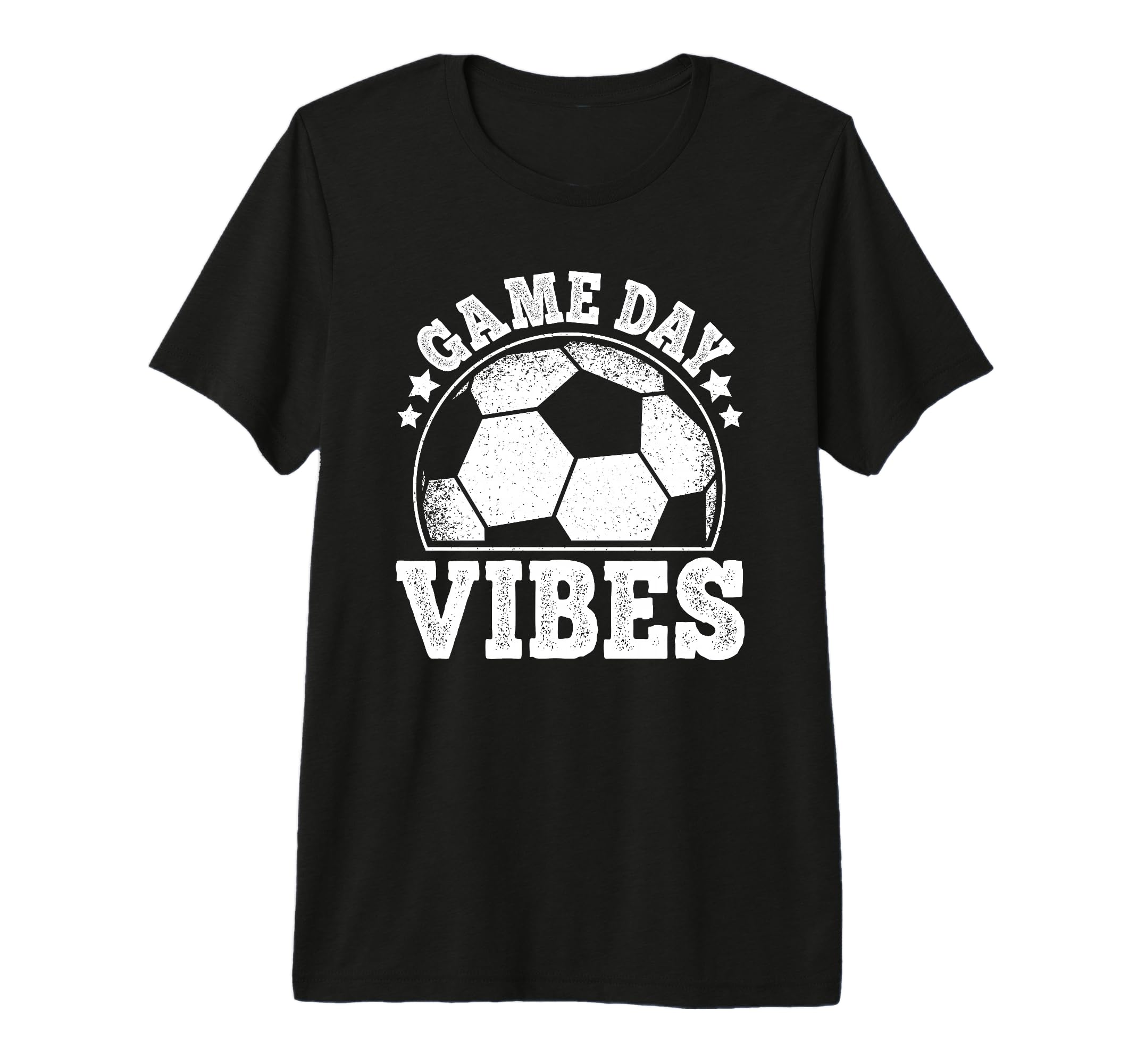 Game Day Vibes Soccer Funny T-Shirt - Casual Everyday Wear Men Women
