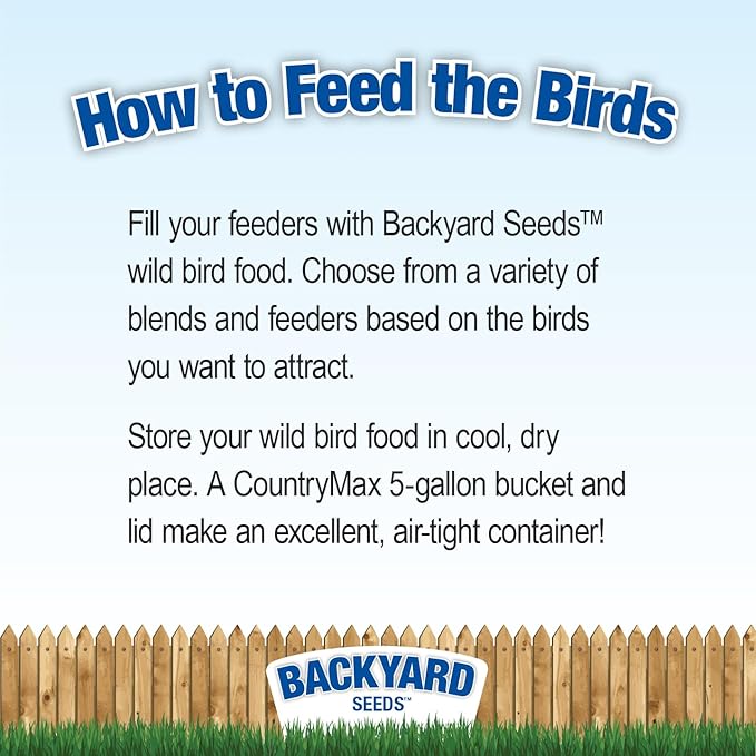 CountryMax Thistle Wild Bird Seed 40 lb – Premium Quality, 100% Clean, No Debris – Attracts Finches & Small Songbirds