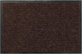 Profile Rubber Door Mat, 35x23inch, Heavy Duty, Entrance Doormat, Indoor and Outdoor, Waterproof, Easy Clean Shoe Scraper, Home Rug Welcome Mats for Entryway, Patio, Porch, Brown