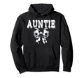 Coquette Soccer Bow Mom Auntie Grandma Hoodie - Graphic Print for Adults