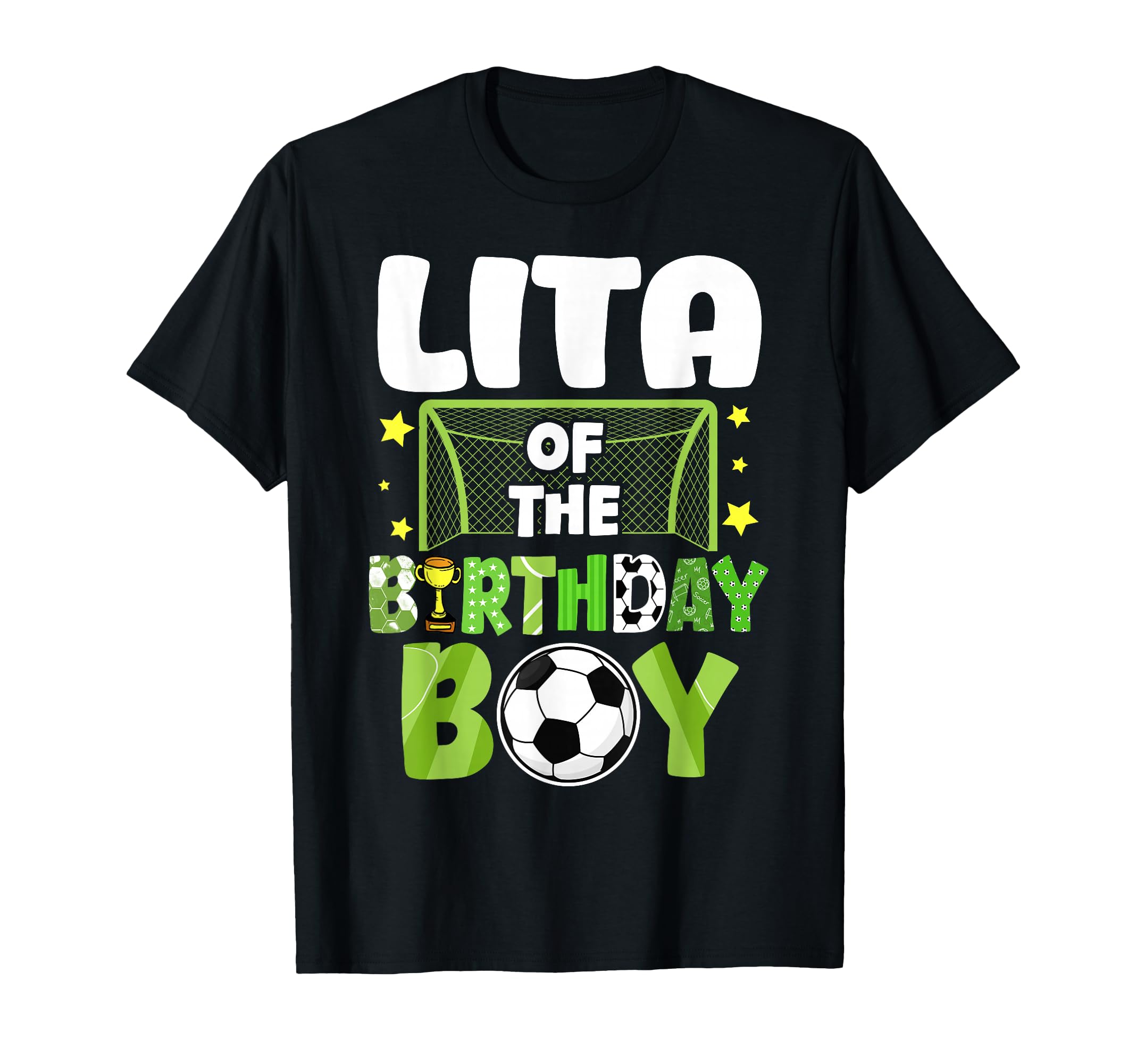 Soccer Lita Birthday Party Family T-Shirt - Trendy Graphic for Adults