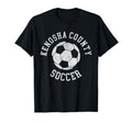 Kenosha County Soccer Distressed 90S T-Shirt - Unique Graphic Unisex