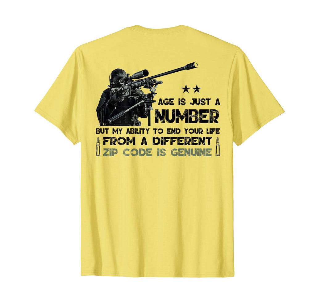Age Is Just Number But My Ability To T-Shirt - Trendy Graphic Men Women