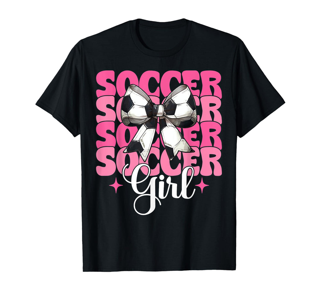 Womens Coquette Bow Ribbon Soccer Sweatshirt - Aesthetic Graphic Unisex