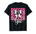 Womens Coquette Bow Ribbon Soccer Sweatshirt - Aesthetic Graphic Unisex