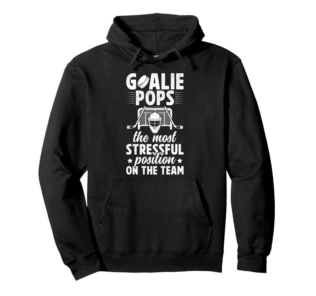 Funny Hockey Goalie Pops Ice Hockey Hoodie - Fun Novelty Design Unisex