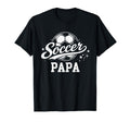 Soccer Papa Family Matching Soccer T-Shirt - Minimalist Print Men Women