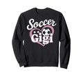 Soccer Gigi Grandma Heart Football Sweatshirt - Minimalist Print Men Women