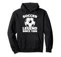 Born 1986 Player Team Sports Hoodie - Casual Everyday Wear Men Women