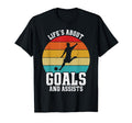 Lifes About Goals And Assists Funny T-Shirt - Custom Art Print Unisex