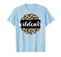Leopard Wildcats Team Mascot School T-Shirt - Minimalist Print Men Women