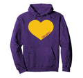 Orlando Soccer City Fan Color Heart Hoodie - Custom Art Print Men Women