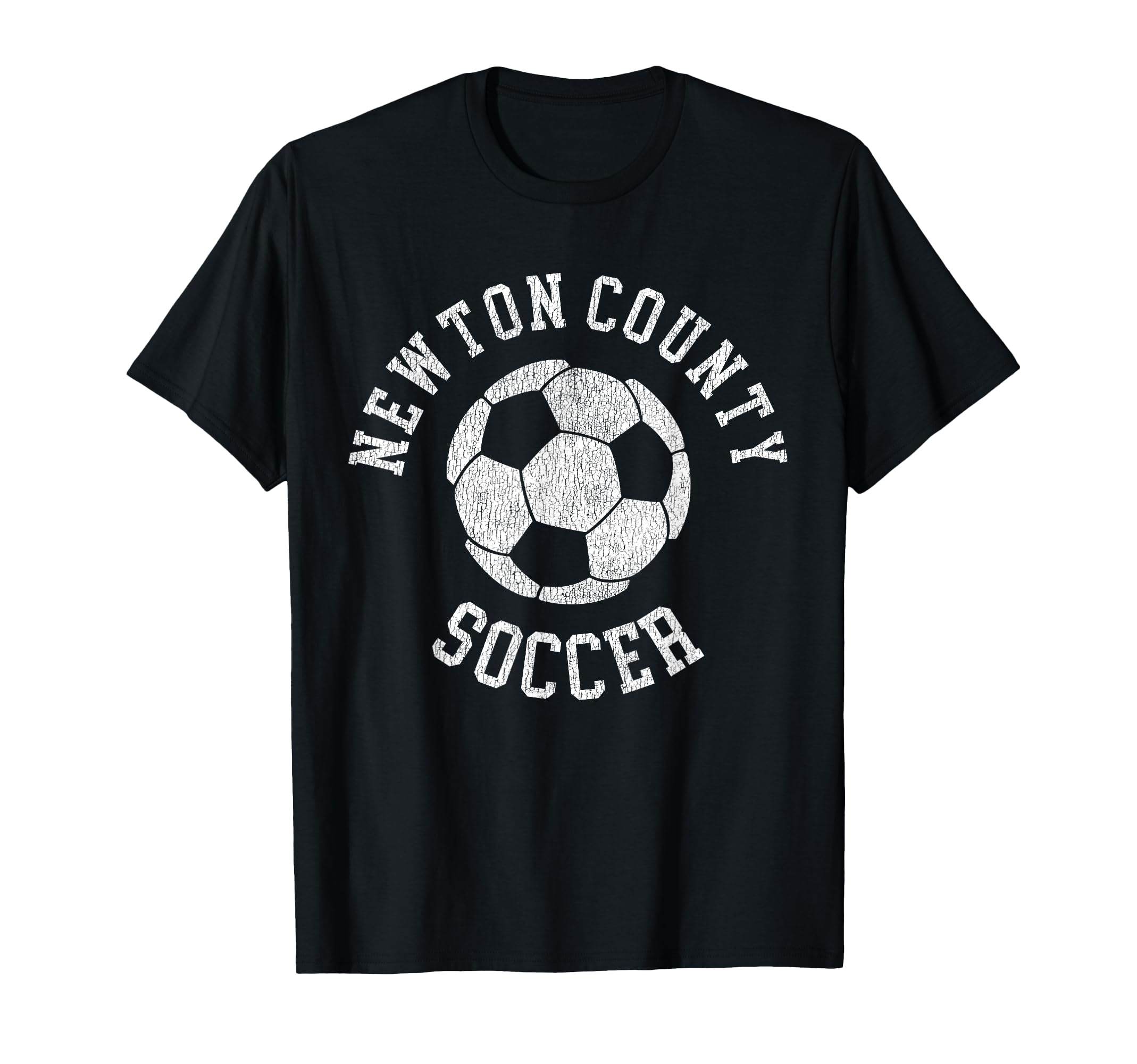 Newton County Soccer Distressed 90S T-Shirt - Custom Art Print Unisex