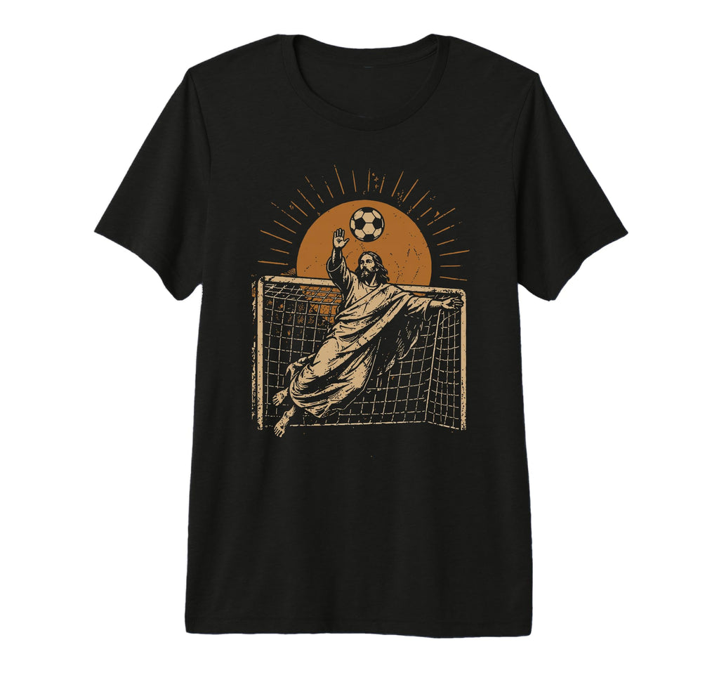 Jesus Soccer Goalkeeper Football T-Shirt - Streetwear Style for Adults